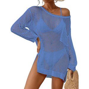 Bsubseach Swimsuit Cover Up for Women Sexy Crochet Tops Knitted Beach Outfits